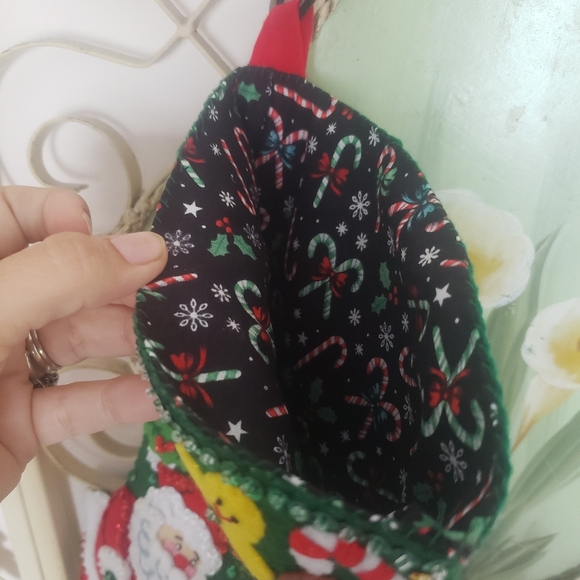 Bucilla Night Before Christmas Finished Stocking - Picture 2 of 7